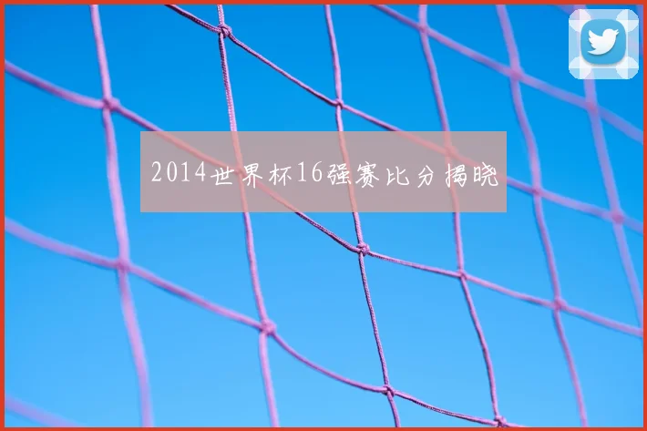 2014世界杯16强赛比分揭晓